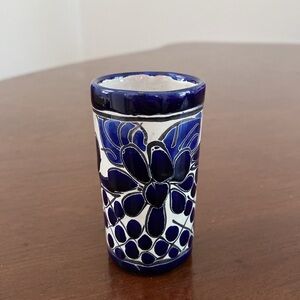 Handmade Blue and White Ceramic Vase